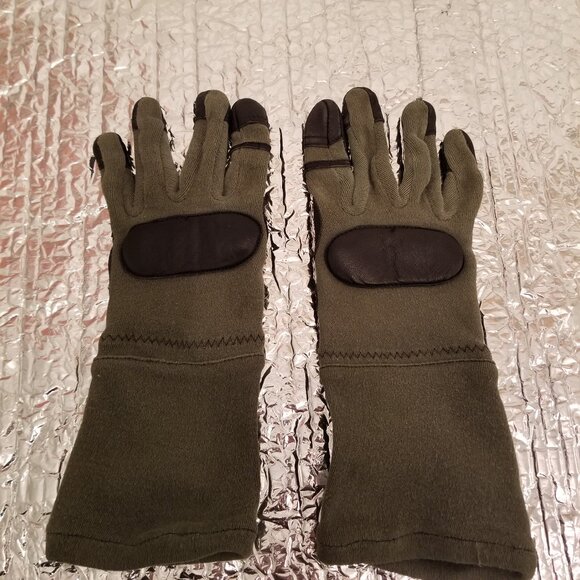 Men's Large HWI HATCH Kevlar/Leather Tactical Long Sleeve Operator Gloves - Picture 3 of 9